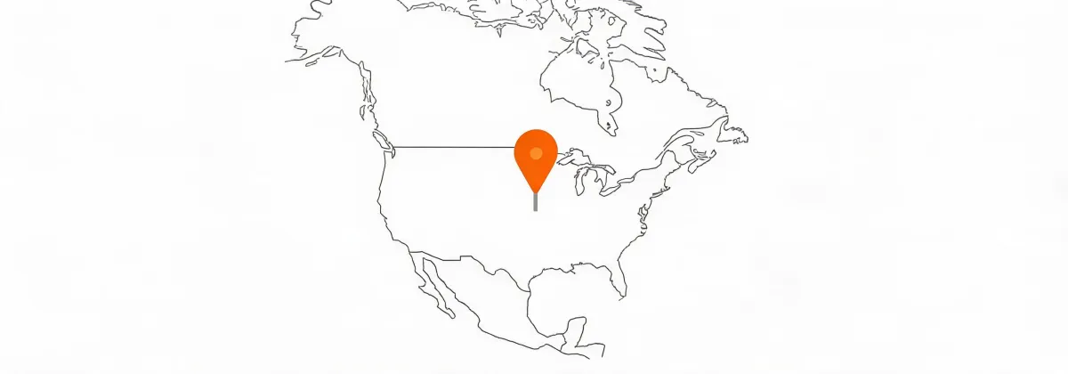 Smiths Medical regional support map illustration