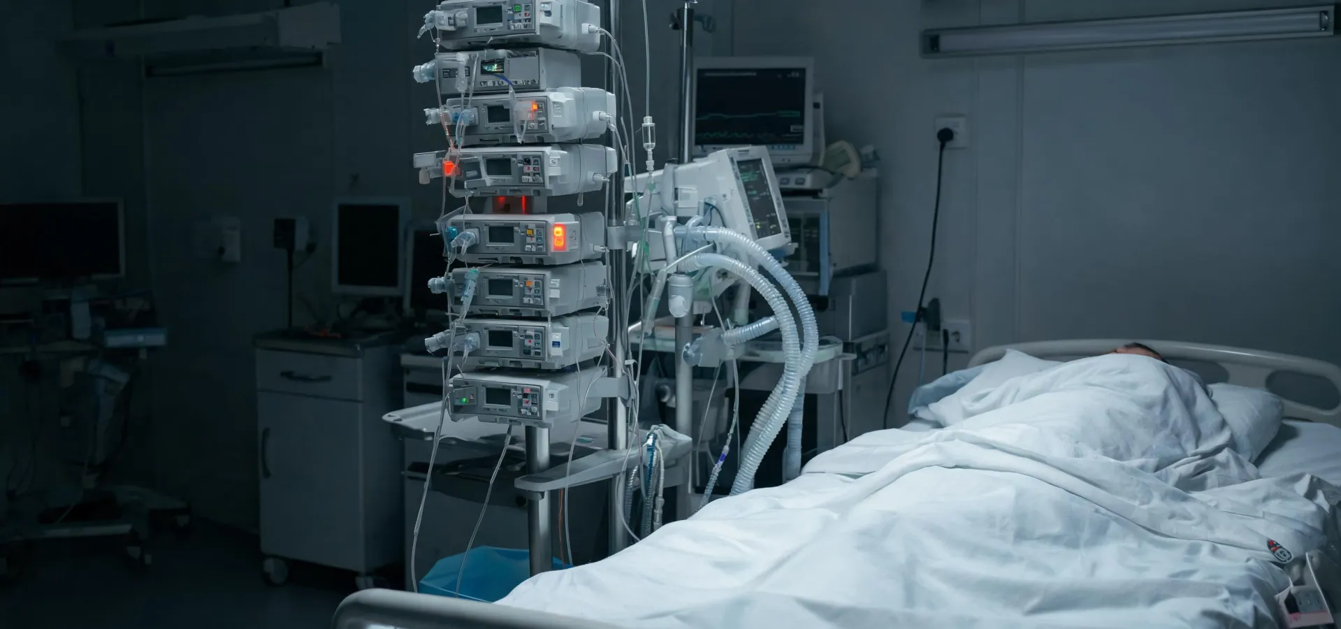 ICU infusion and airway workstation